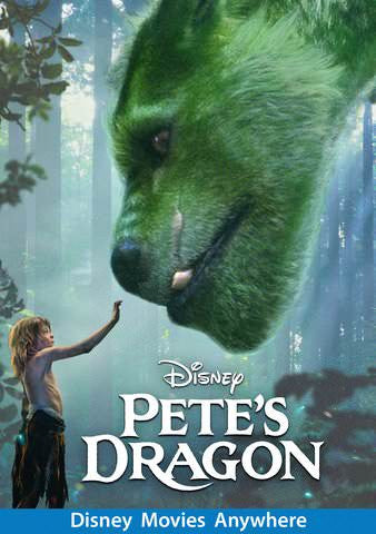 Pete's Dragon HDX Vudu, MA, iTunes, or Google Play