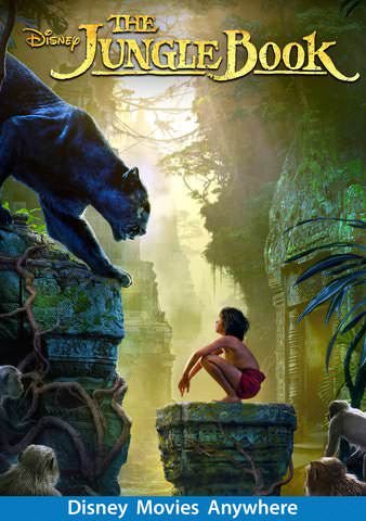 Jungle Book (2016) HDX Vudu, DMA, iTunes, or Google Play - Digital Movies