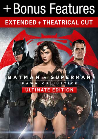 Batman vs Superman: Dawn of Justice Ultimate Edition (Theactical & Extended) HDX VUDU or itunes via MA