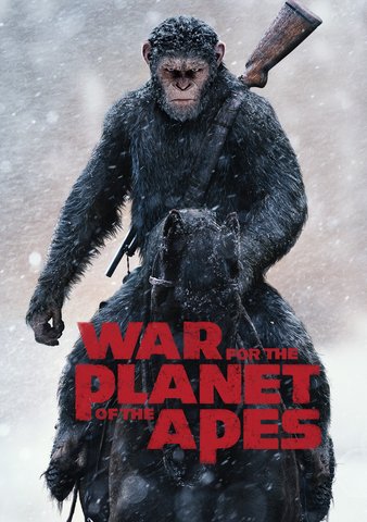 War For The Planet Of The Apes HDX VUDU or 4K iTunes